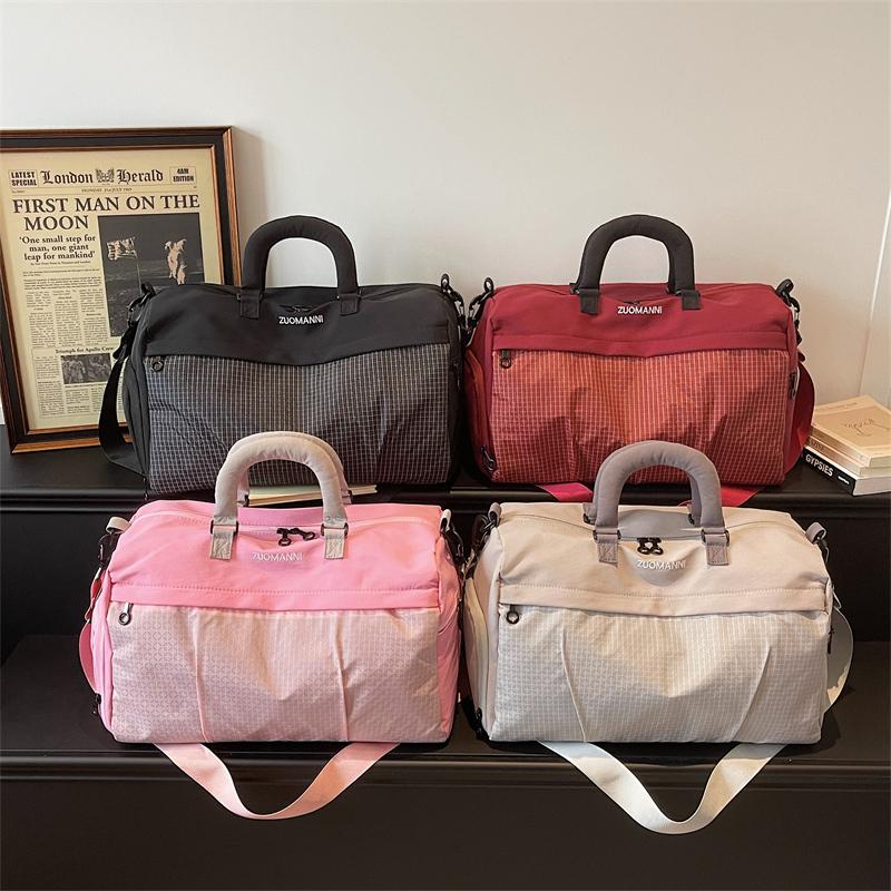 Short-Distance Travel Bag Women's Lightweight Multifunctional Crossbody Bag Sports Fitness Bag Large Capacity Storage Bag
