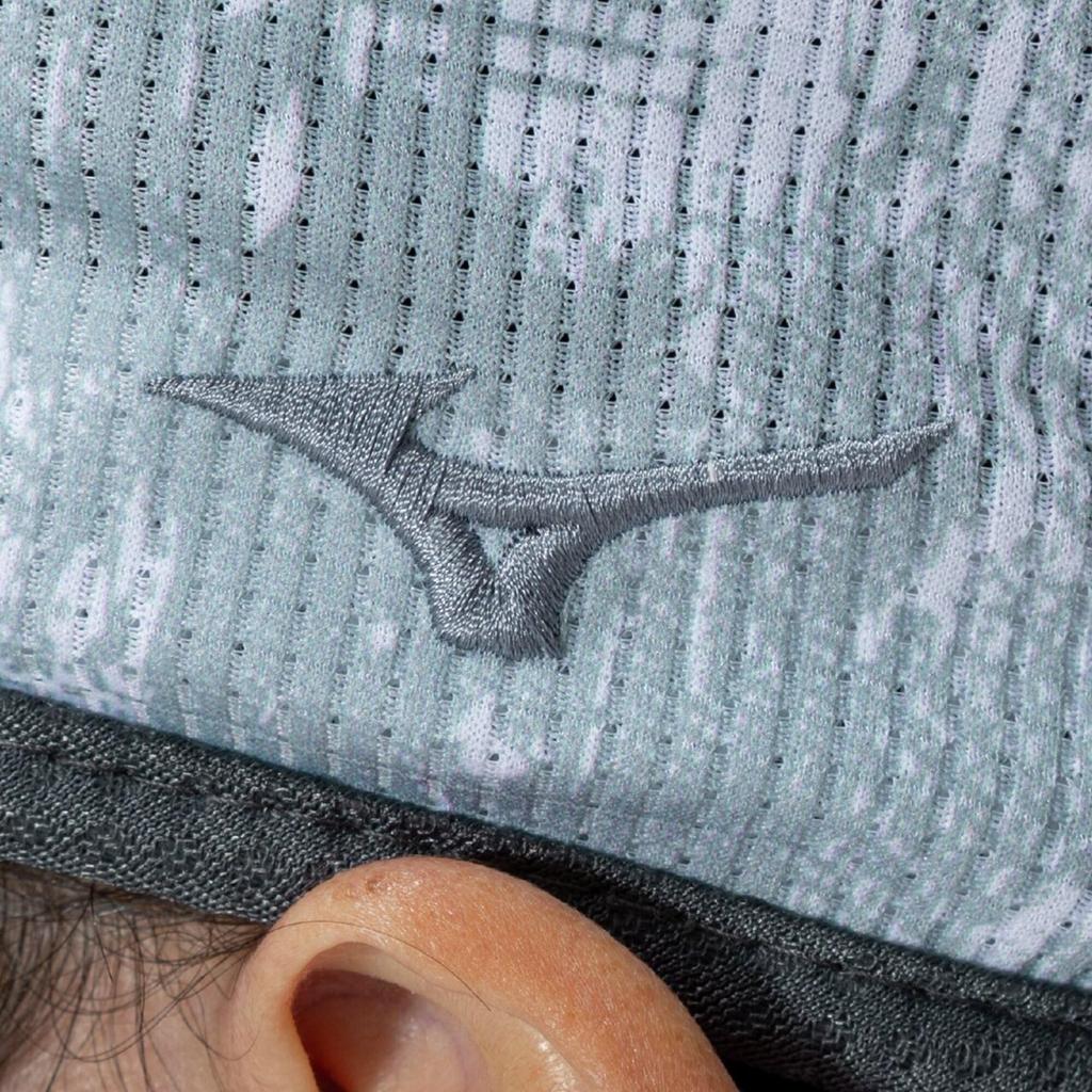 Mizuno Dry Aeroflow Highly Summer One Size Fits Most Cap, Breathable, Hat, Sports, 32JWC103, Unisex, White/Light Gray,