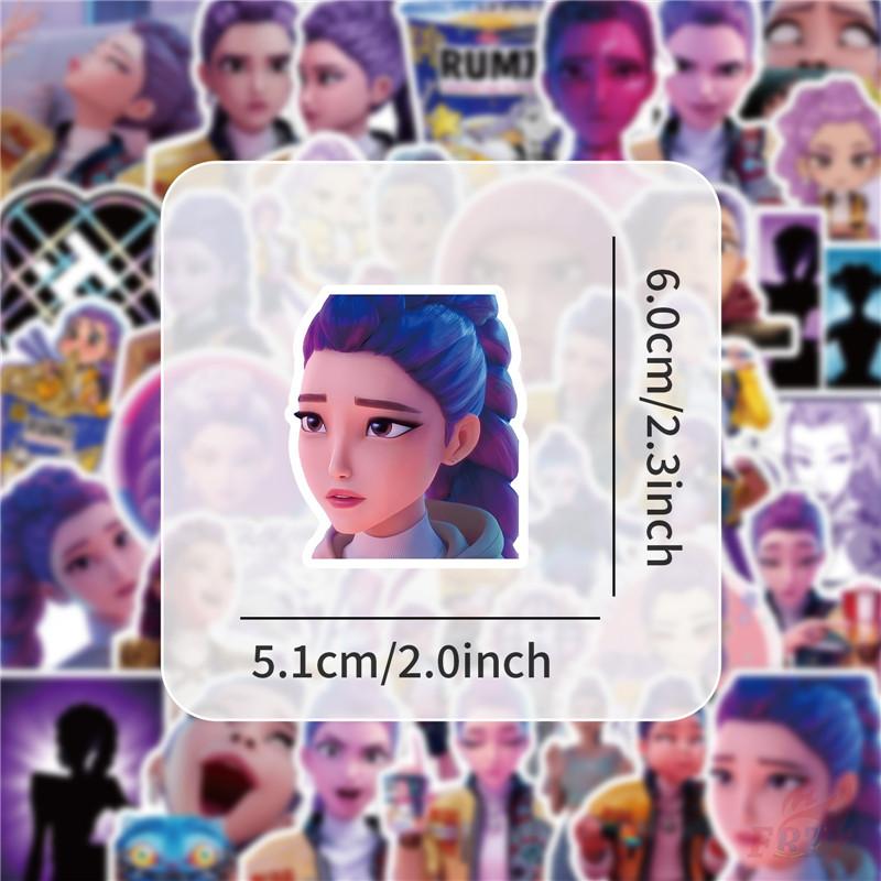 50Pcs/Set Rumi Stickers DIY Fashion Waterproof Doodle Decals Stickers