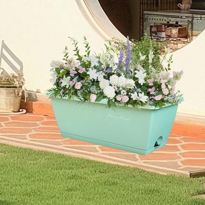 Window Box Planter ,Vegetables Growing Container ,Shatterproof with Drainage Holes ,Rectangular
