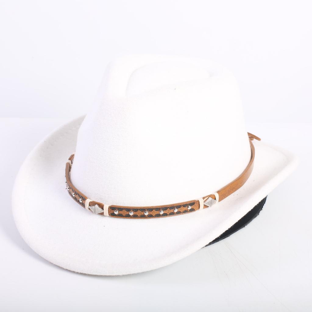 Popular children's fashion cute western cowboy hat, small rancher outdoor children's jazz hat