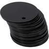 Round Aluminum Blank Tags Stamping Blanks Engraving Blanks 25 Pack (black) Zzj