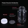 Thickened Transparent Plastic Sample and Dispensing Bottle