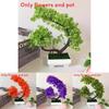 Plastic Fake Flower Bonsai With Chrysanthemum For Living Room Decor
