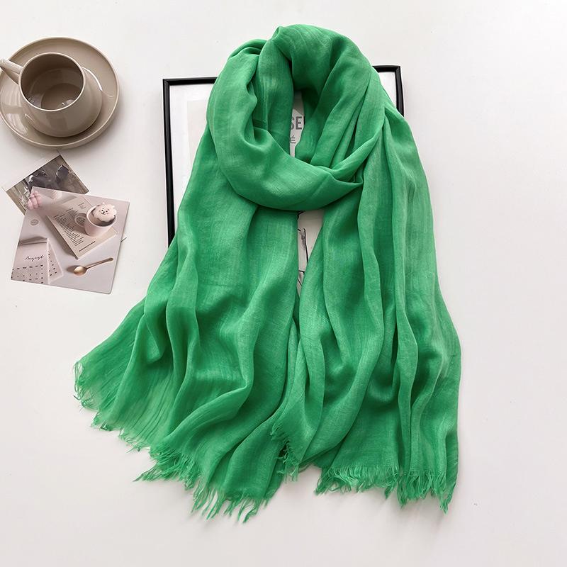 New Ramadan Big Size Women High Quality Muslim Hijabs Plain Solid Color Scarf Shawls Lady Wraps Headwear Pashmina