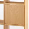 MUJI Stacking Shelf with Wooden Doors and Oak Veneer, 83907976