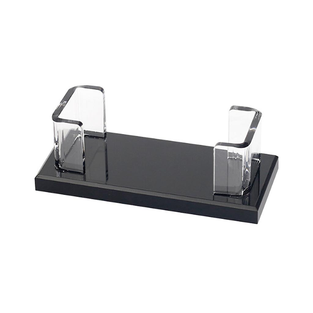 Acrylic Business Card Holder High Capacity Organizer Name Card Storage Stand For Office Meetings And Professional Use