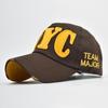 Broken Hole NYC Embroidery Baseball Cap Adjustable Cotton Washed Snapback Baseball Cap Hip-hop Distressed Faded Cap