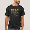 Roma Non Dimenticherà Mai, T-shirt Legionario Romano Anonimo SPQR 100% Cotone Girocollo Manica Corta Casual da Uomo Taglia S-3XL...