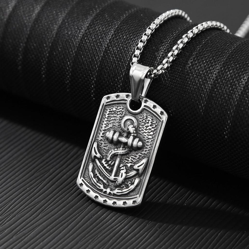 Men's Fashion Trend Stainless Steel Titanium Pendant Jewelry
