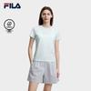Women's Summer Short-Sleeve Rhinestone Logo T-Shirt