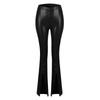 Women's Fashion Color High Waist Belly Plus Size Sexy Flared Pants