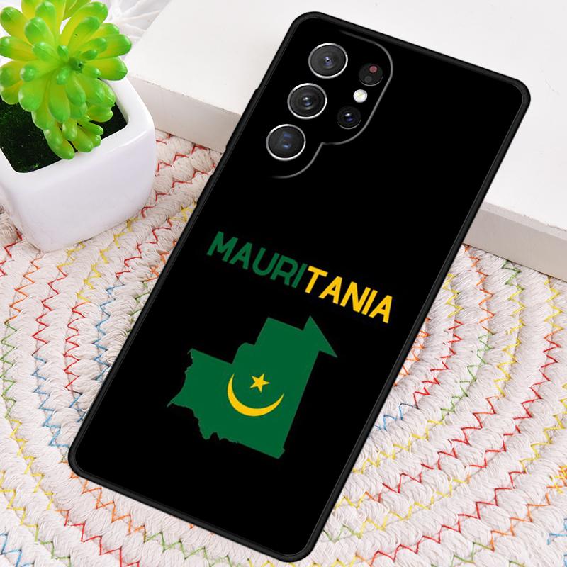 Mauritania Flag Silicone Phone Case For Samsung Galaxy note 10 pro S26 S25 S24 S23 S22 S21 Plus S25Ultra Capa Cover