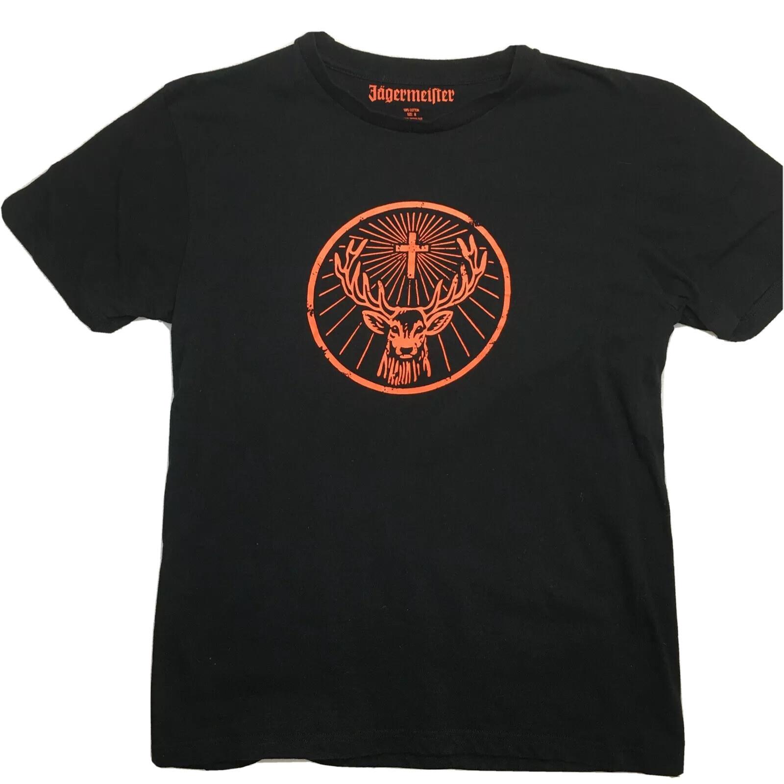 Черная футболка Jägermeister Размер M XXL