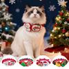 1Pcs Pet Ball Collar Christmas Tree Colorful Cat Dog Scarf Decorative Chain Safety Material Cute Snowman Elk Apple