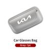 For KIA Car Sunshade Glasses Case Sun Visor Plate Organizer Bag Accessories Ceed Sportage Rio K5 K2 Optima Cerato Proceed Venga