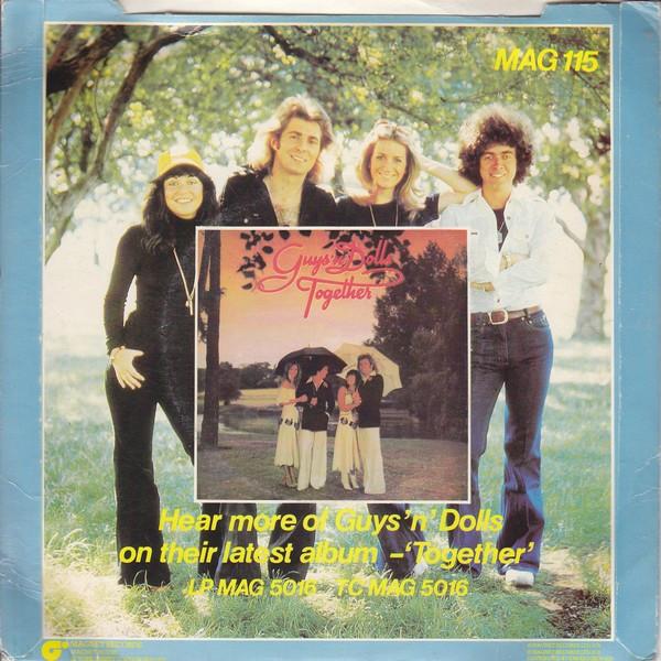 

7-дюймовая пластинка GUYS N DOLLS Only Loving Does It MAG115 Магнит 1978 Великобритания Поп Б/у
