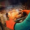 Anti-scald Oven Gloves Thickened Silicone Insulation Non-slip High Temperature Resistant Kitchen Oven Baking Gloves