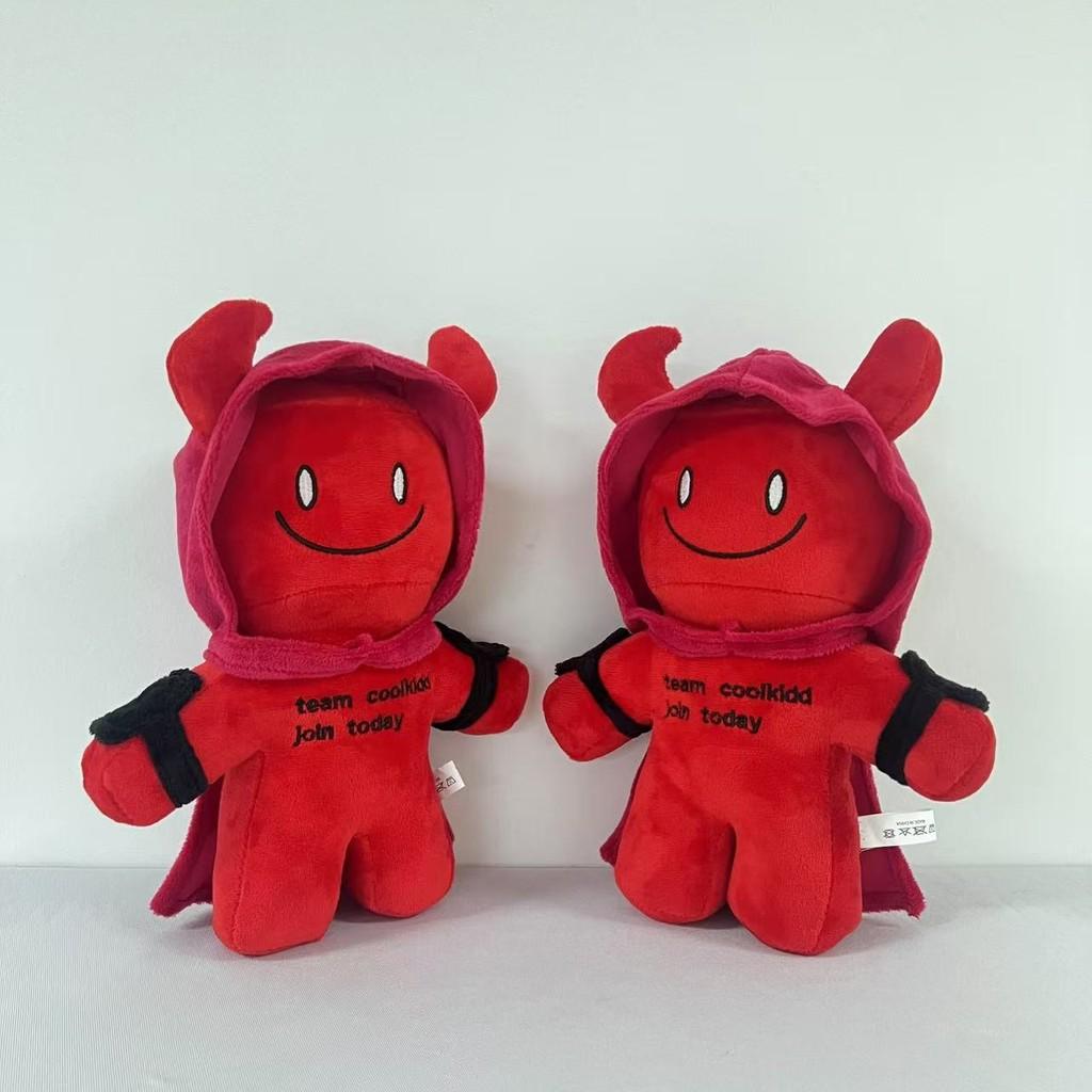 Forsaken Chance Roblox Red Cape Plush Toy Stuffed Doll Kids Decoration Gift