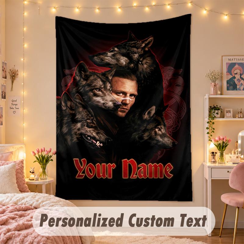 Custom Personalized Tapestry,Kontra K Print Custom Name Text Wall Art Hanging for Bedroom