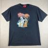 Camiseta Vintage Television City para Hombre Talla L Negra Zona Crepuscular Camiseta Gráfica de Terror