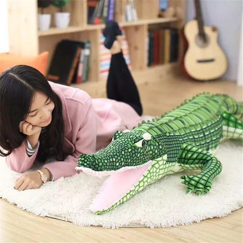 Simulation Crocodile Doll Plush Toy Cloth Doll Large Crocodile Throw Pillow Sleeping Pillow Creative Gift Boys And Girls