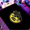 Borussia Dortmund Print Rug, Washable Floor Carpet, For Entryway Dorm Laundry Room Office Study, Home Decor Birthday Christmas Gift