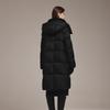 Tanboer Brownie Women's Mid-Length Warm Shoulder Down Jacket