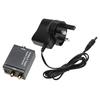 UK Analog L/R To Digital SPDIF Coaxial Coax RCA & Optical Toslink Audio Conver