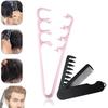 Volumizing Wide-Tooth Hair Styling Comb For Men Plastic With Textured Grip Ideal For All Hair Types Perfect For Home Use