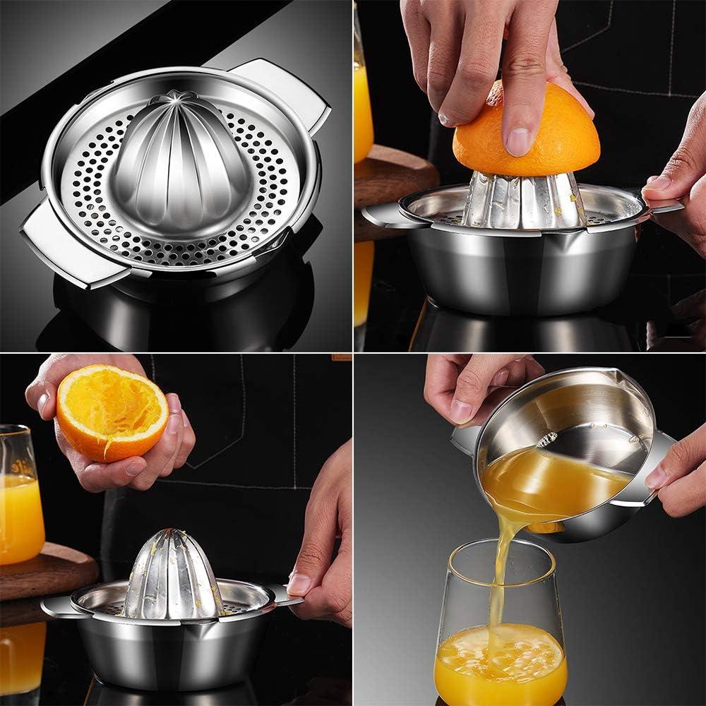Mini Stainless Steel Manual Lemon Juicer, Orange Extruder, Fruit Press, Household Juicer, Suitable for a Variety of Citrus Fruit
