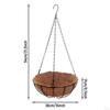 Artificial Hanging Basket, Polyester/Plastic Fiber Basket for Use