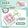 Keyboard Fidget, Mechanical Button Keyboard Clicker Keychain, Macaron Color Stress Relief Gifts For Relieve Stress And Pass Time