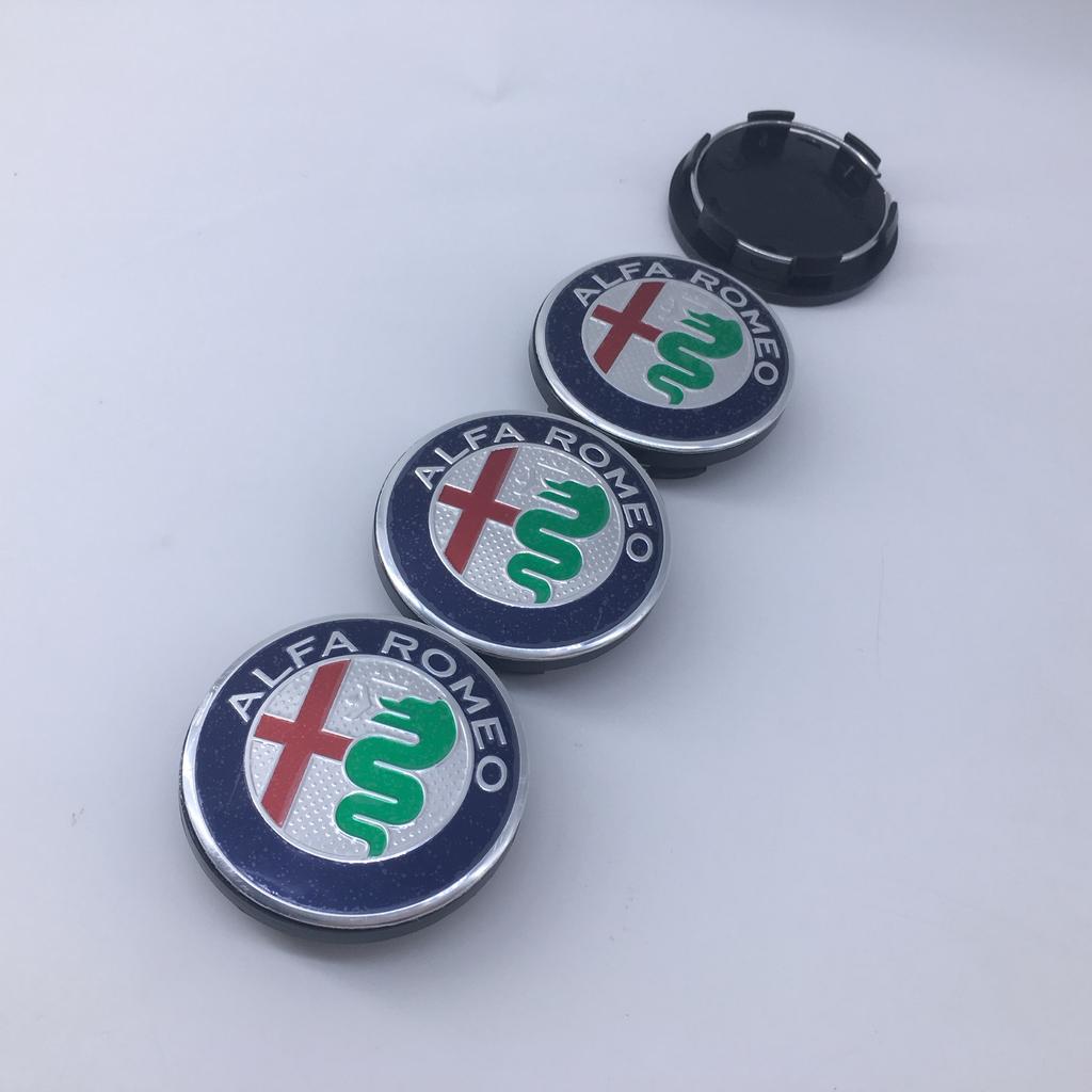 For 50MM For Alfa Romeo Giulietta GT 166147 156 Car Wheel Hub Logo Modification Wheel Hub Cover Decoration Mito Brera Giulia F1 Wer123