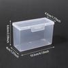 Game Card Transparent Box, Jewelry Storage Container 10X4X6Cm Board Game Transparent Plastic Box