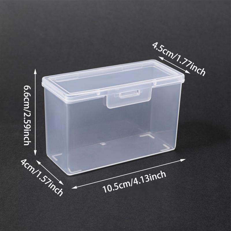 Game Card Transparent Box, Jewelry Storage Container 10X4X6Cm Board Game Transparent Plastic Box
