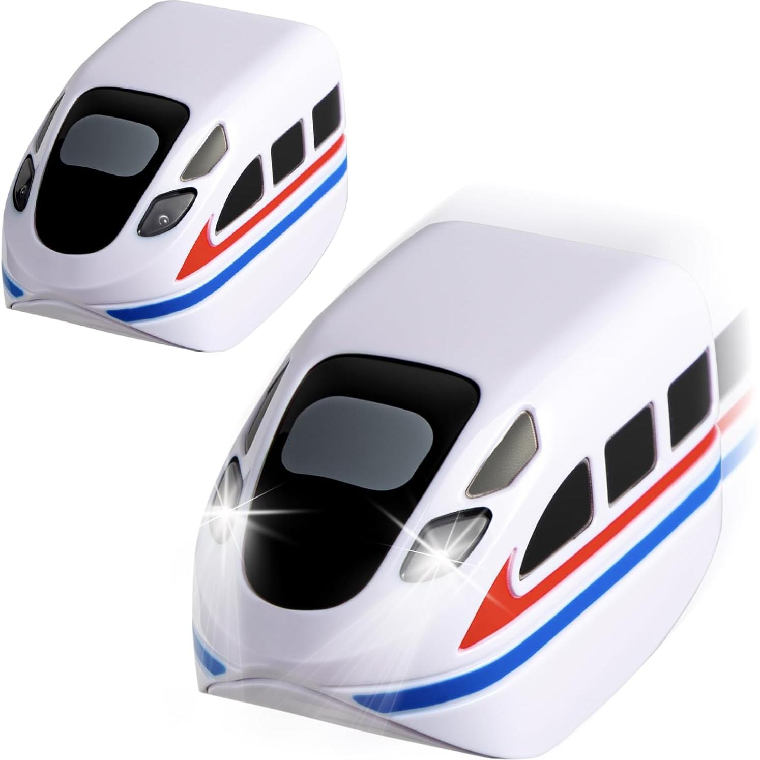 

Набор из 2 сменных электрических вагонов для треков электрической железной дороги KlickRail, не могут работать отдельно НЕ СОВМЕСТИМЫ с магнитными треками