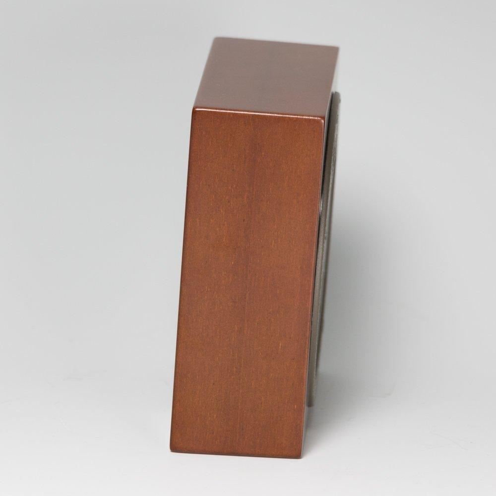 Seiko Clock Wall Wooden Brown Wood KR501B SEIKO Clock/Desk Clock, Analog, Alarm, Frame, Finish,