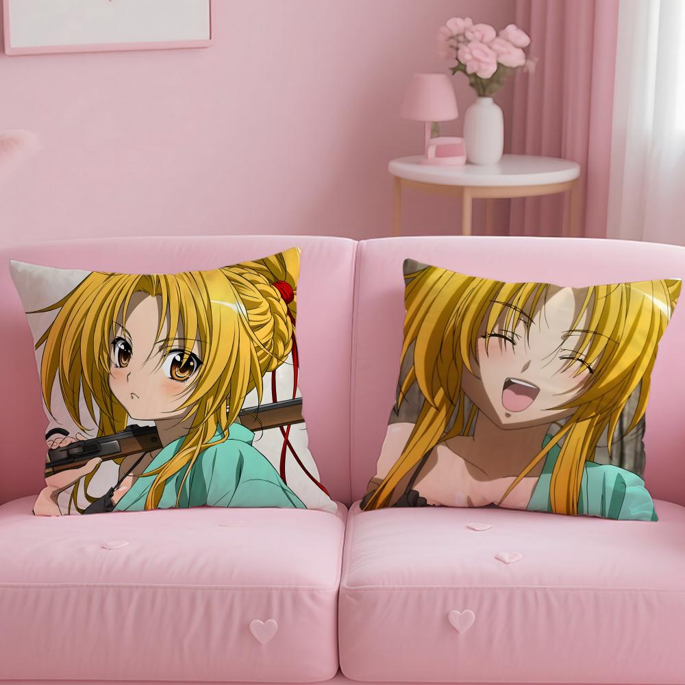 Anime The Ambition of Oda Nobuna Cushion Cover Soft  EasyWash Pillow Case  Versatile for Couch Bed Travel and Office