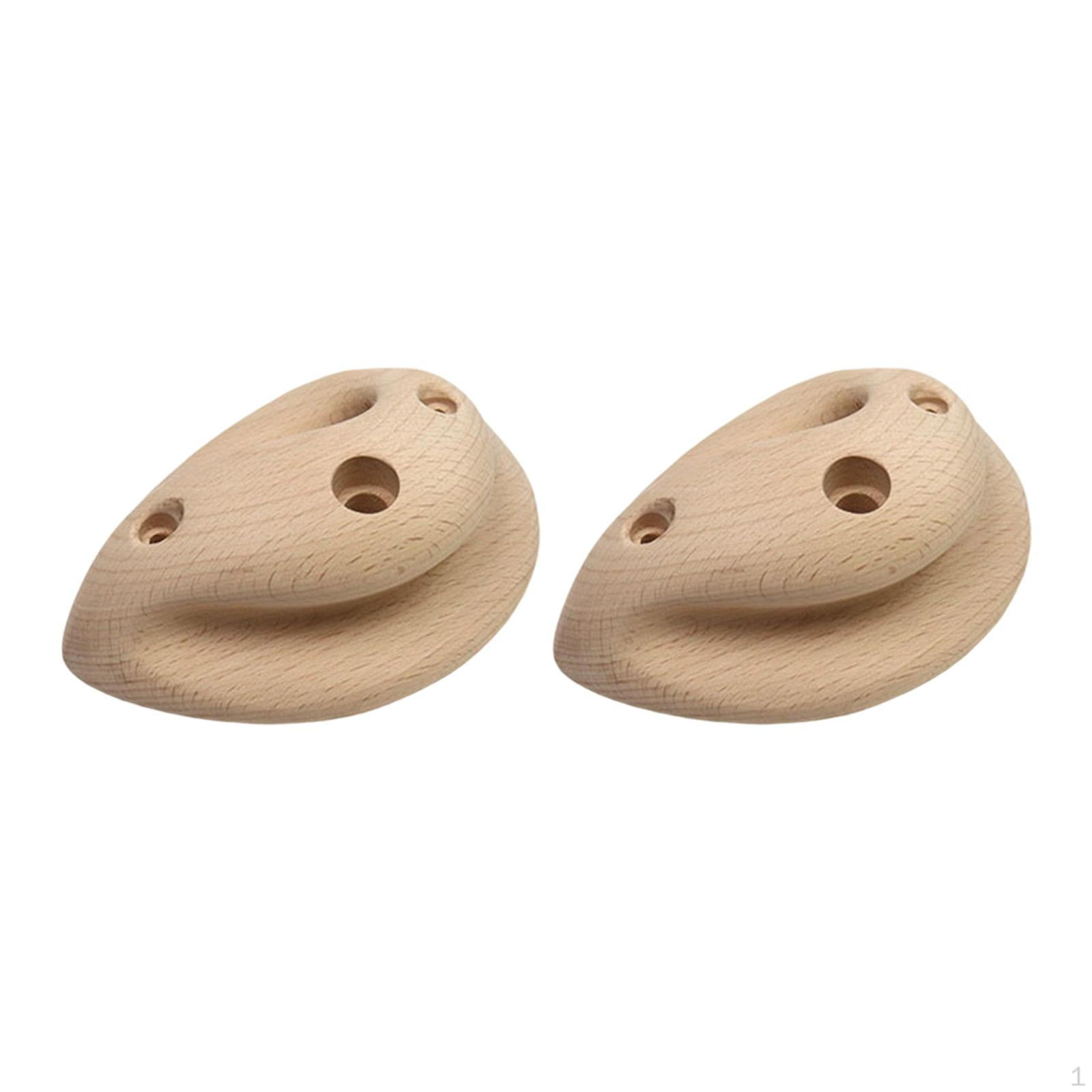 

2Pcs Rock Climbing Holds Compact Core Strength Portable Wall Grips