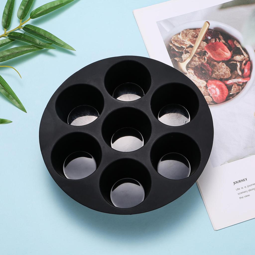 Silicone 7-Hole Cake Mold for Air Fryer Baking Tools