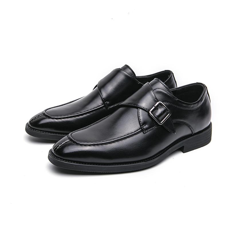 Fashion Leather Shoes For Men Fashion Buckle Classic Business Shoes for Male Luxury Brand Antiskid Cozy Men Loafers Design Shoes Men