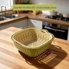 ZISIZ Double-Layer Kitchen Drain & Fruit Basket