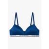Women S gloSSy Nylon Triangle Bra Padded  0826181512 