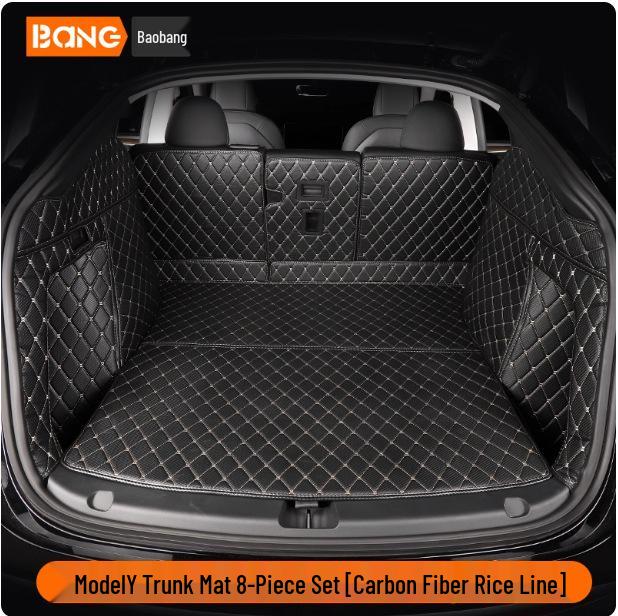 

Tesla Model 3/Y Trunk Mat: Full Coverage Storage & Interior Accessory Custom Fit