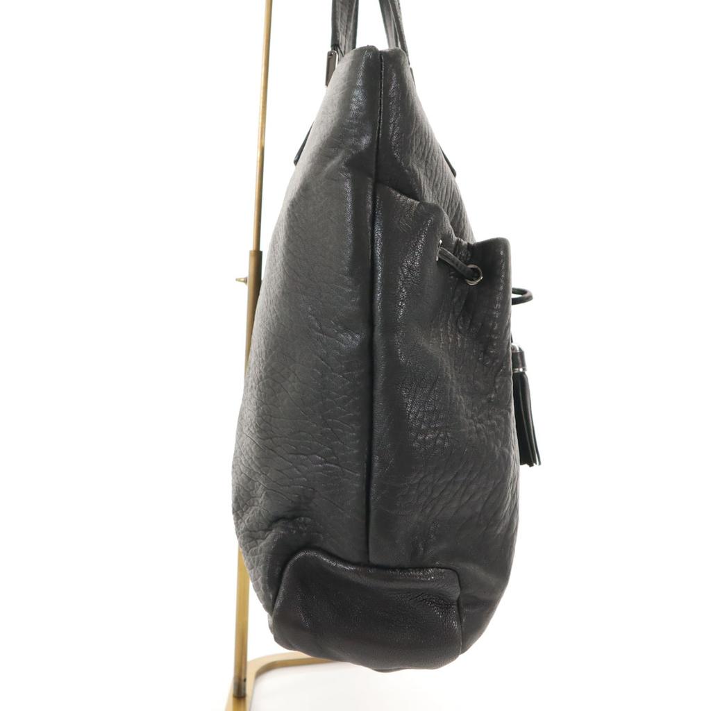 Anya Hindmarch ribbon tassel Tote Bag black Women Used