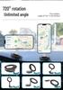 Magnetic Rotating Phone Holder for Car Dashboard - Strong Zinc Alloy with Magsafe Back Sticker