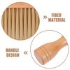 FRCOLOR Haircut Hair Trimming Brush with Wooden Lightweight Inches X Hair Brush for Barbershops and Hair Salons Brush, Handle, 85g, 6.1 4.7 Inches,