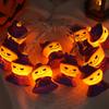 Halloween LED Pumpkin Ghost Wizard Lantern String Ghost Festival Shopping Mall Bar Decoration Atmosphere Lights