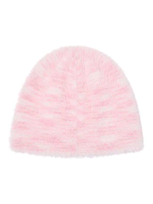 KIRSH Mohair Metal Logo Beanie [Pink]